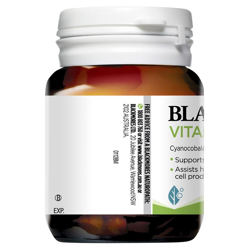 Vitamin B12 Blackmores Cyanocobalamin 100 mcg của Úc