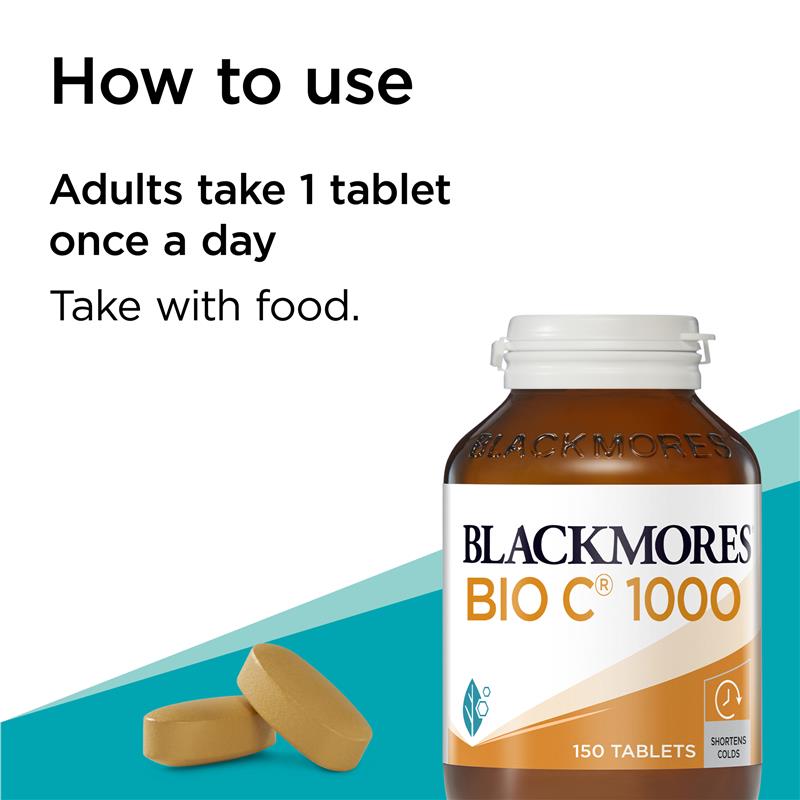 Vitamin C Blackmores Bio C 1000mg của Úc 150 viên | Sản phẩm Úc