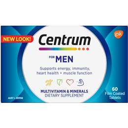 Centrum Multivitamin For Men cho nam dưới 50 tuổi của Úc 60 viên | Mua hàng Úc tại Ausmart