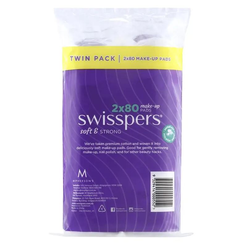 Bông tẩy trang Swisspers Cotton Pads Make Up