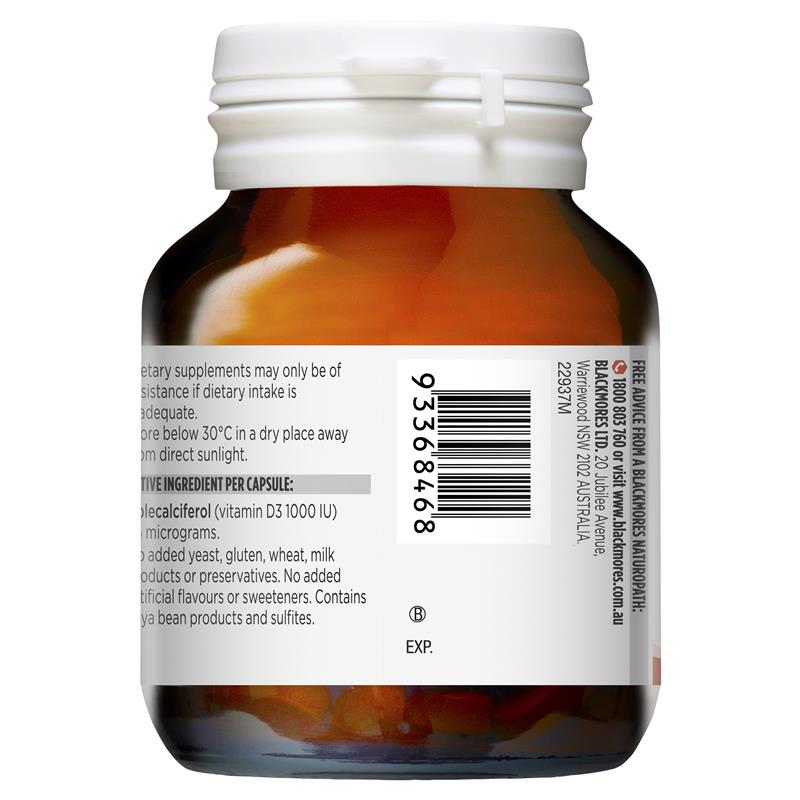 Viên uống bổ sung Vitamin D3 1000IU Blackmores