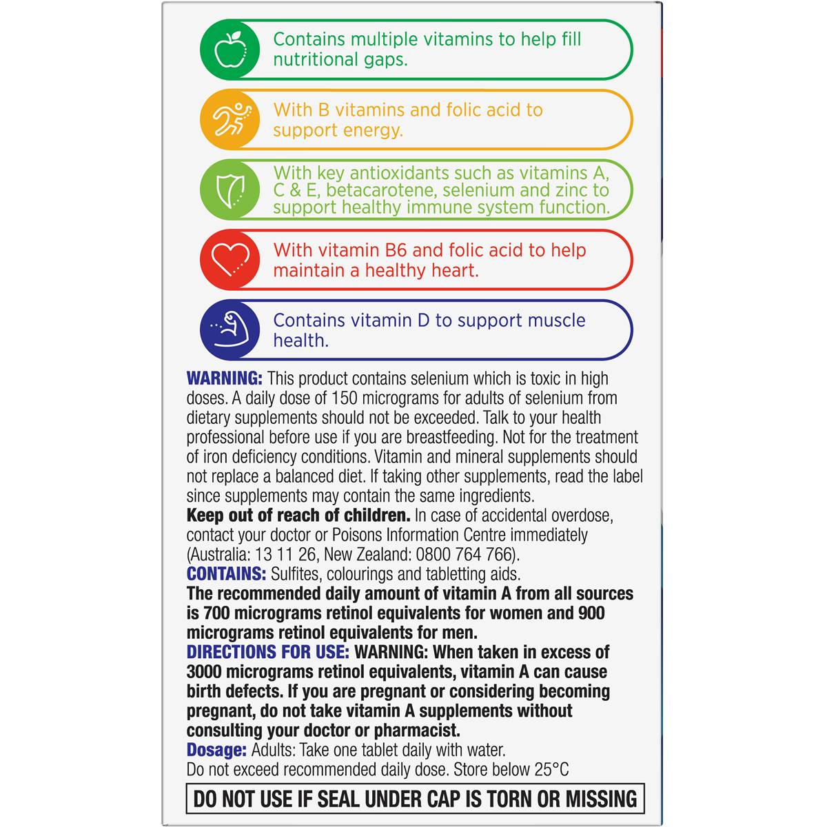 Centrum Multivitamin For Men cho nam dưới 50 tuổi