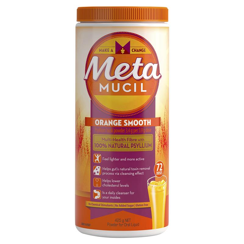 Bột cam Metamucil bổ sung chất xơ Orange Smooth