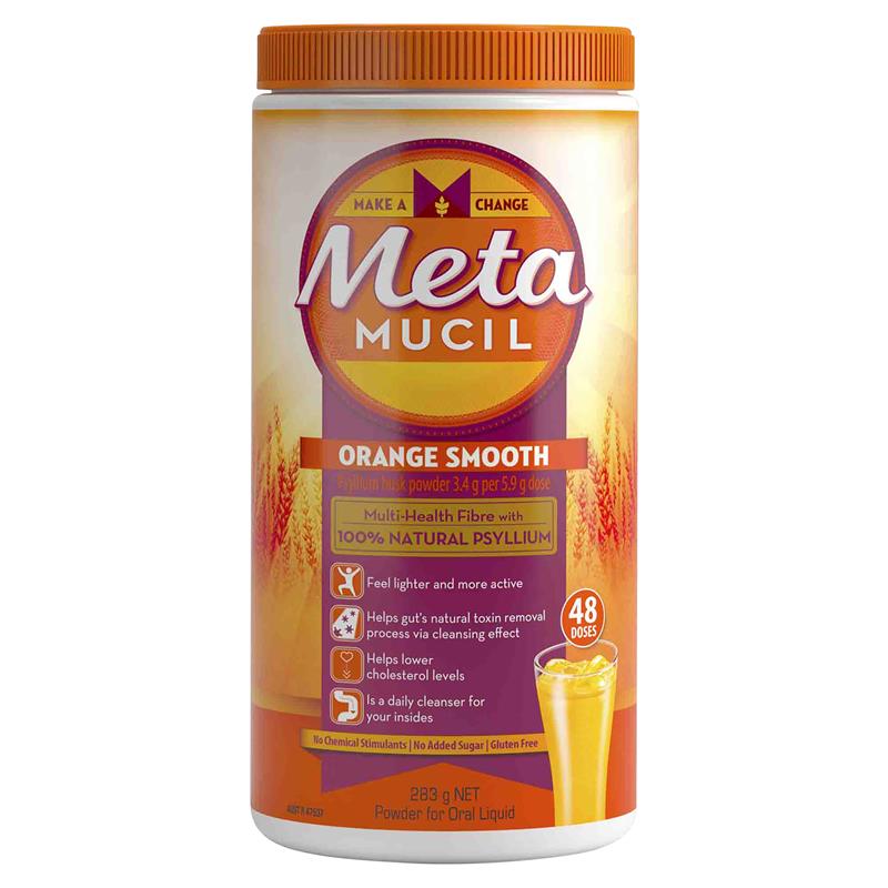 Bột cam Metamucil bổ sung chất xơ Orange Smooth