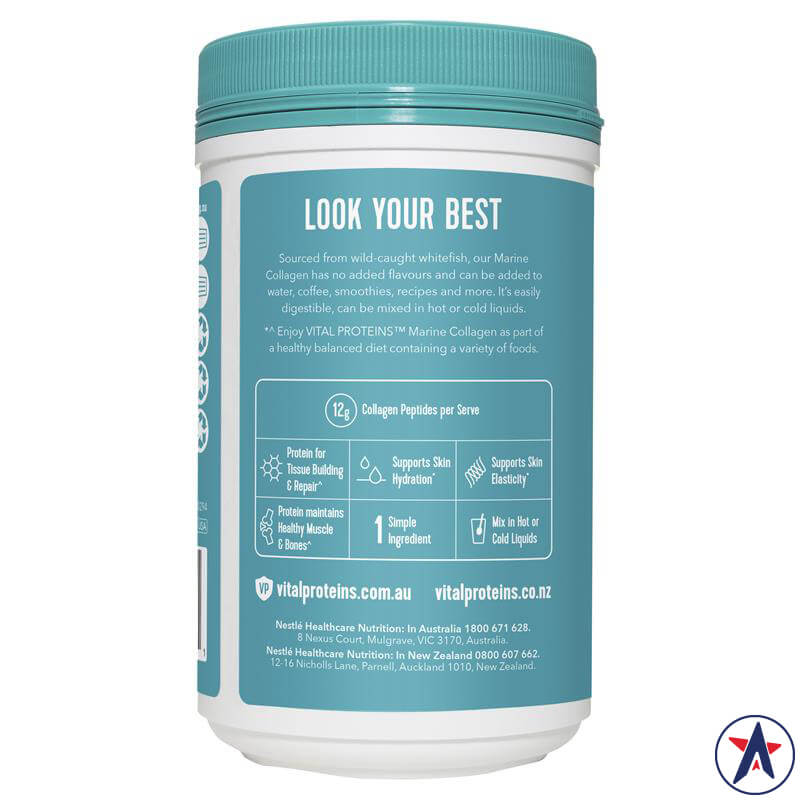 Bột collagen Vital Proteins Marine Collagen Unflavoured 221g