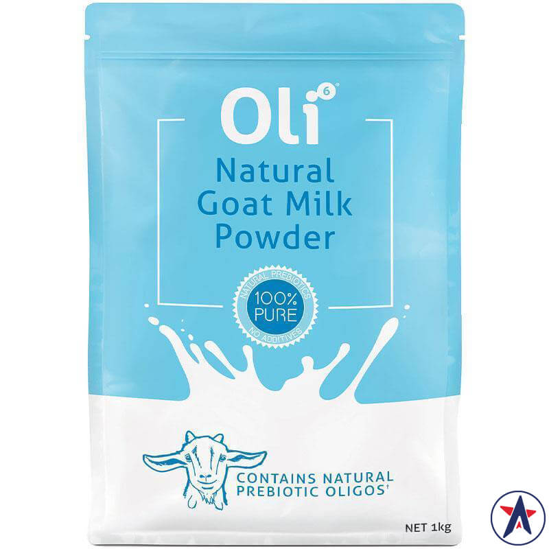 Bột sữa dê tự nhiên Oli6 Natural Goat Milk Powder 1kg | Xuất xứ Úc (Australia)