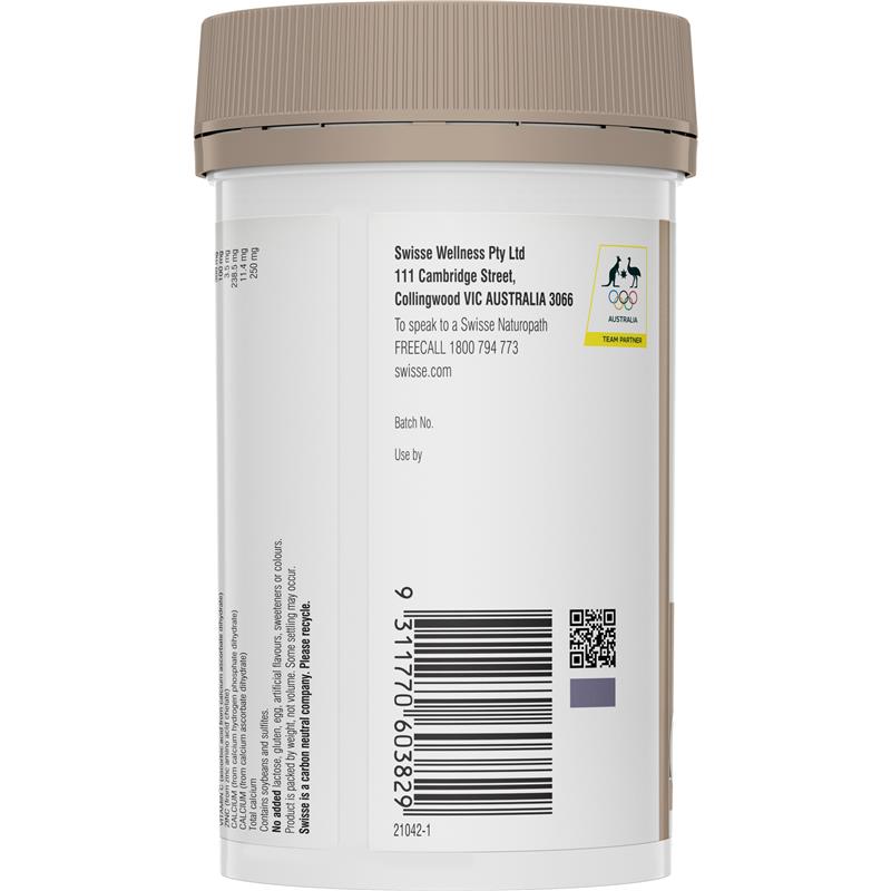 Bột Magie liều cao Swisse High Strength Magnesium Orange 180g