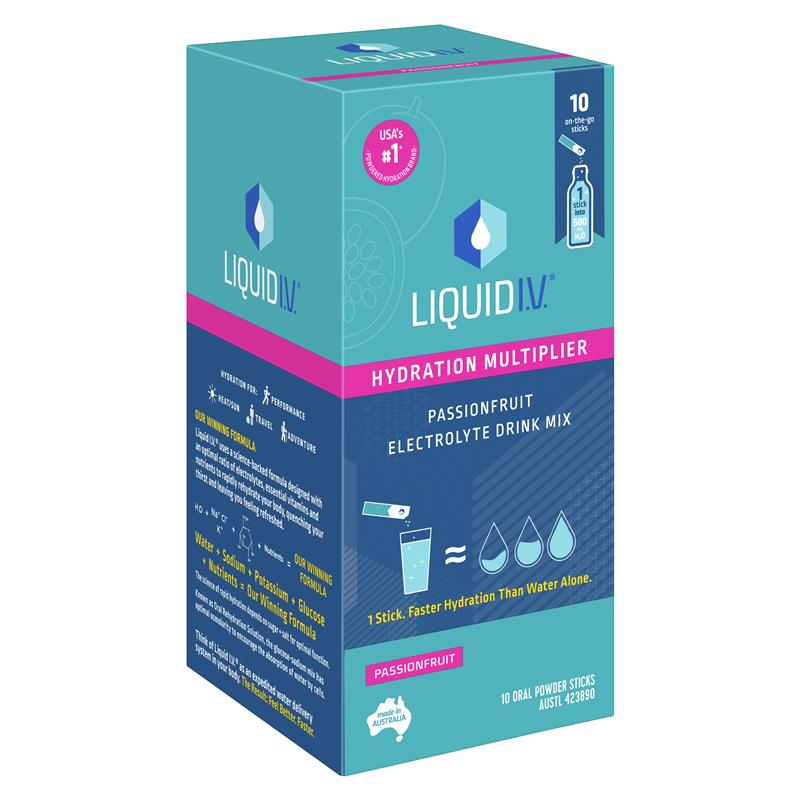 Bột uống bù điện giải vị chanh dây Liquid IV Hydration Passionfruit