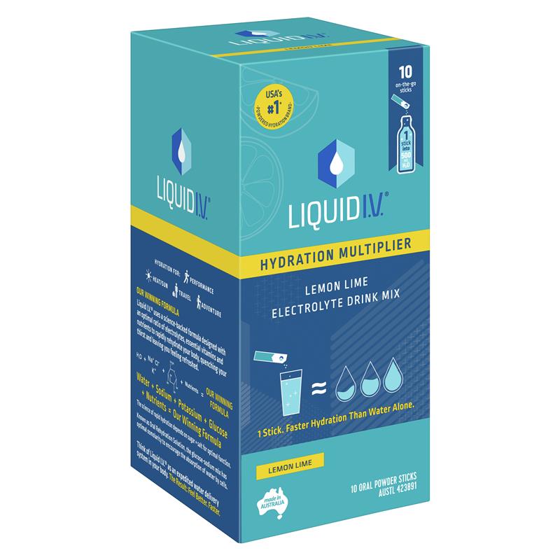 Bột uống bù điện giải vị chanh Liquid IV Hydration Lemon Lime