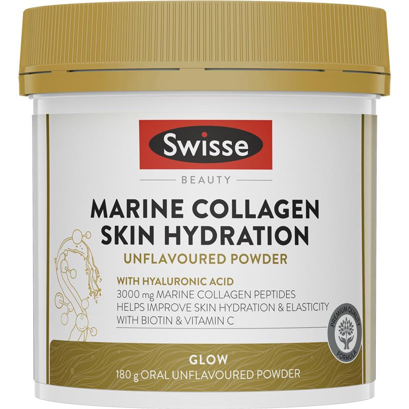 Bột uống làm đẹp Swisse Beauty Marine Collagen Skin Hydration Powder