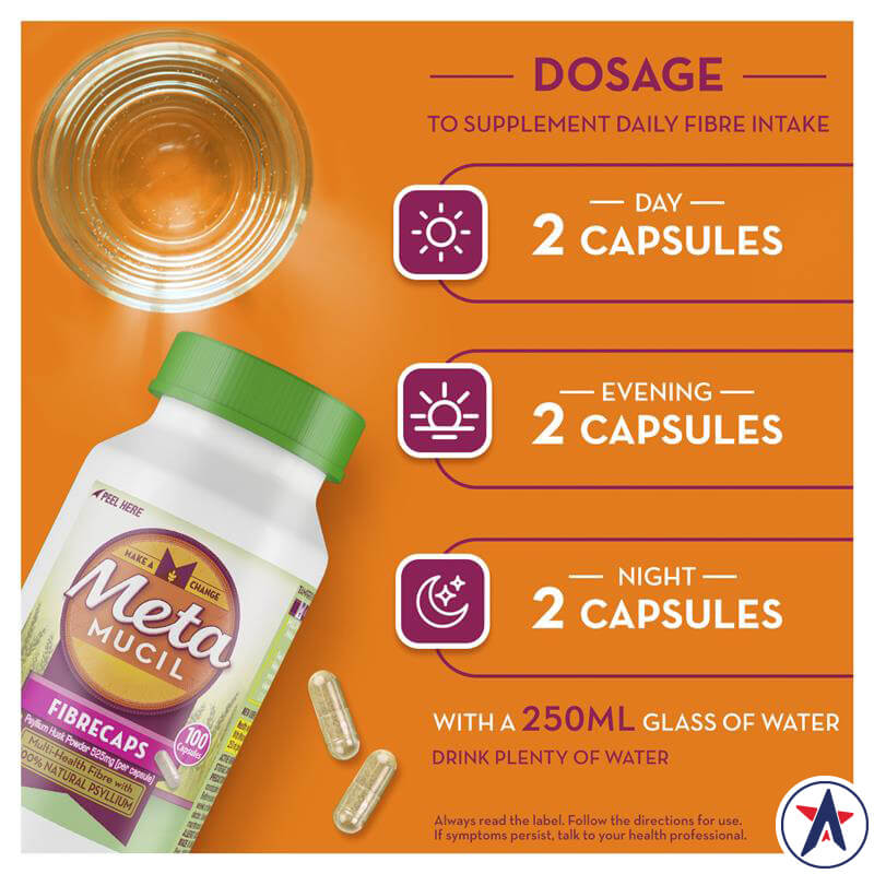 Bột cam Metamucil bổ sung chất xơ Orange Smooth