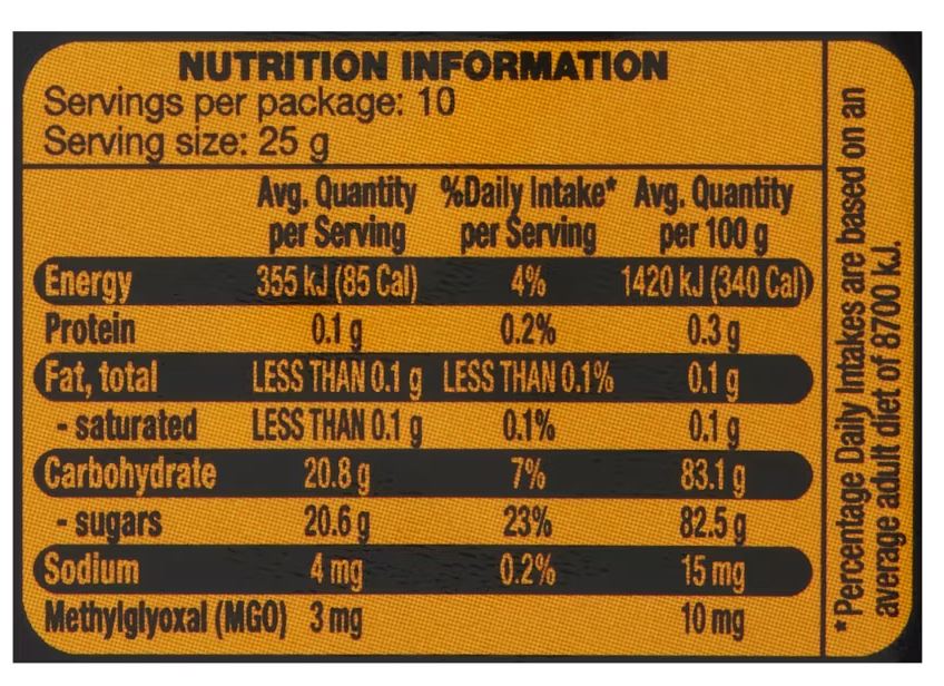 Mật ong Bramwells Manuka MGO 100+ 250g