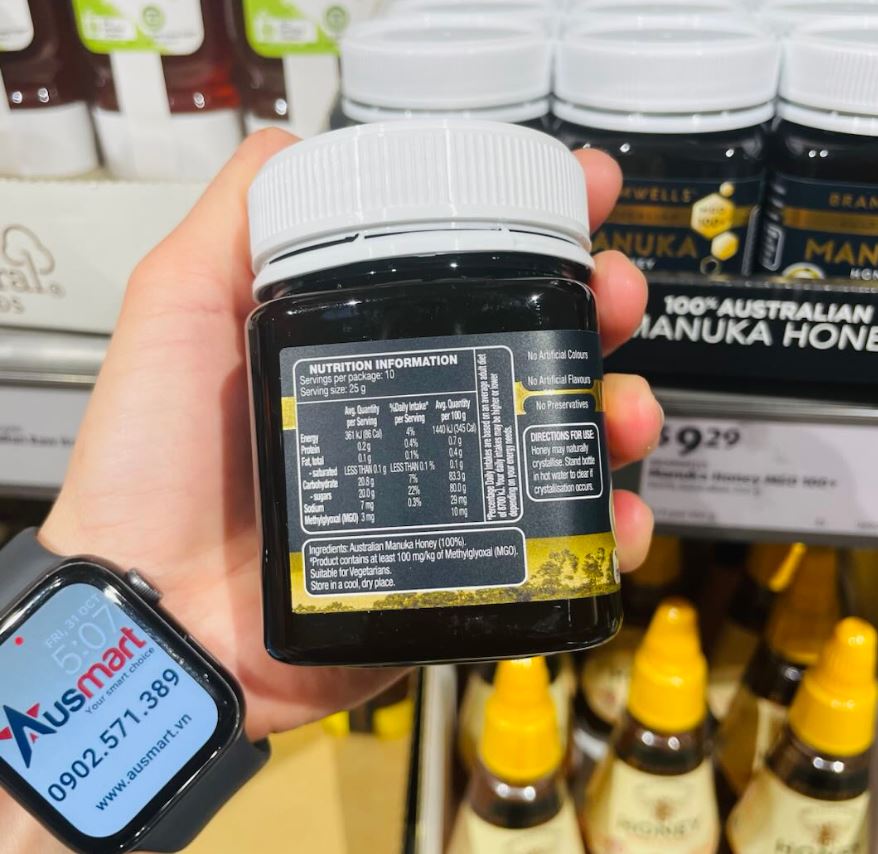 Mật ong Bramwells Manuka MGO 100+ 250g