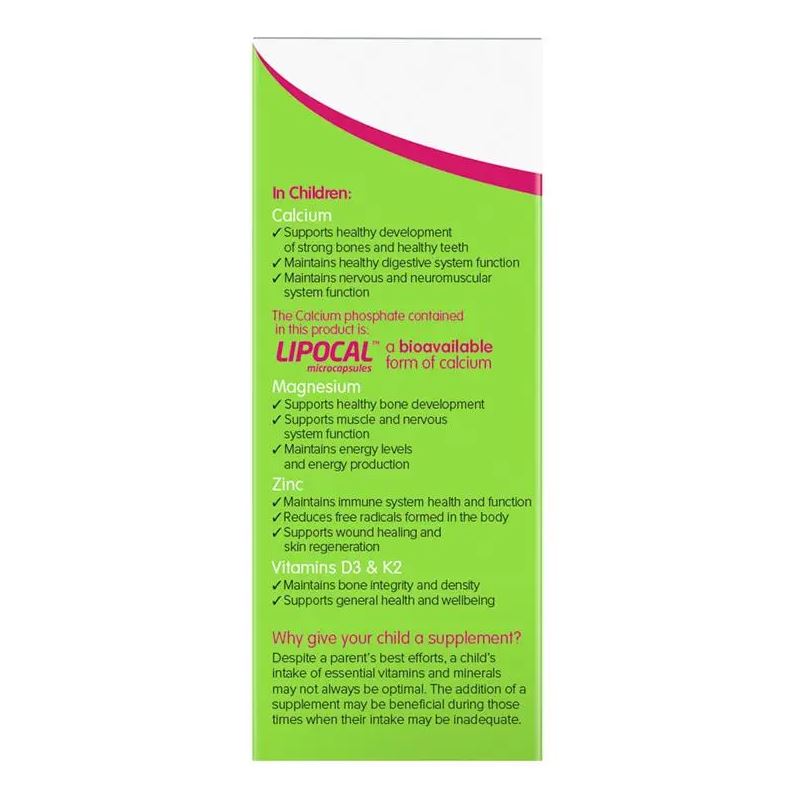Siro Brauer Baby Kids Liquid Calcium with Magnesium & Zinc 200ml