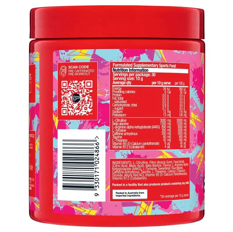 Bột uống tăng năng lượng trước tập BSc PRE Caffeinated Pre-Workout