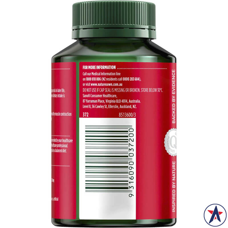 Viên bổ cơ & xương Calcium, Magnesium & Vitamin D3 Nature’s Own