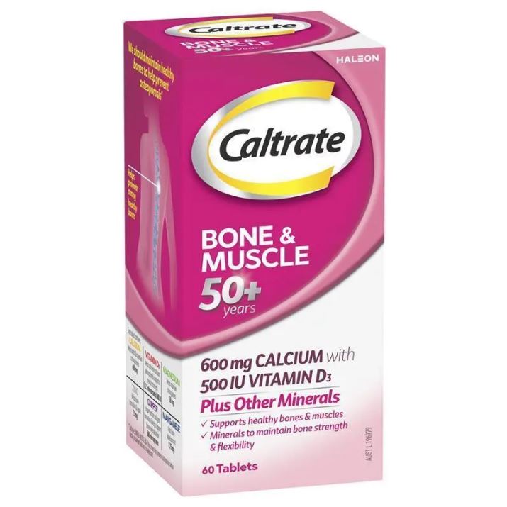 Caltrate Bone and Muscle của Úc cho người trên 50 tuổi