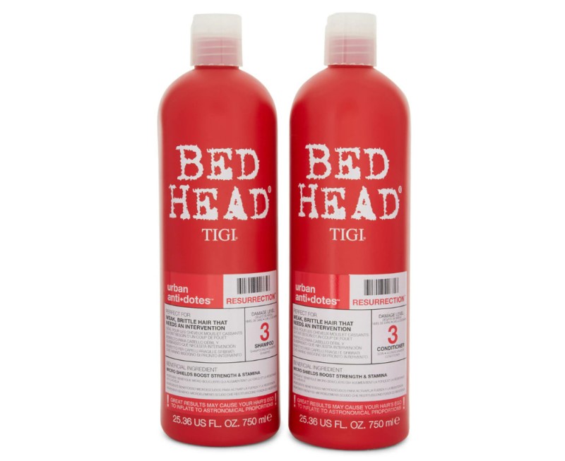 Cặp dầu gội xả TIGI Bed Head Duo Shampoo & Conditioner Resurrection 2x750ml