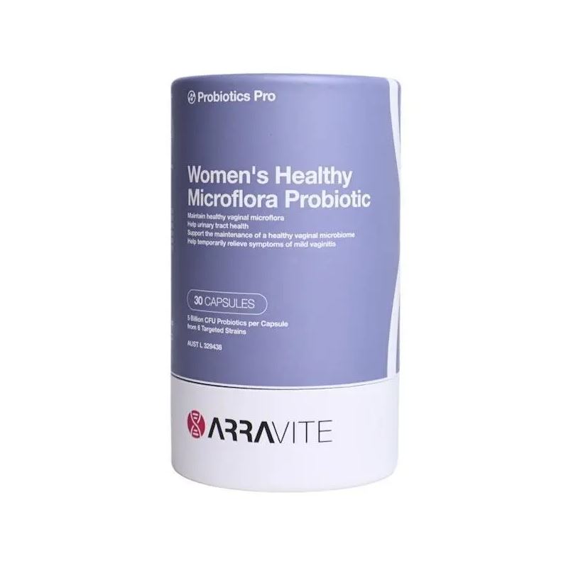 Viên uống lợi khuẩn cho phụ nữ Arravite Women's Healthy Microflora Probiotic 30 viên