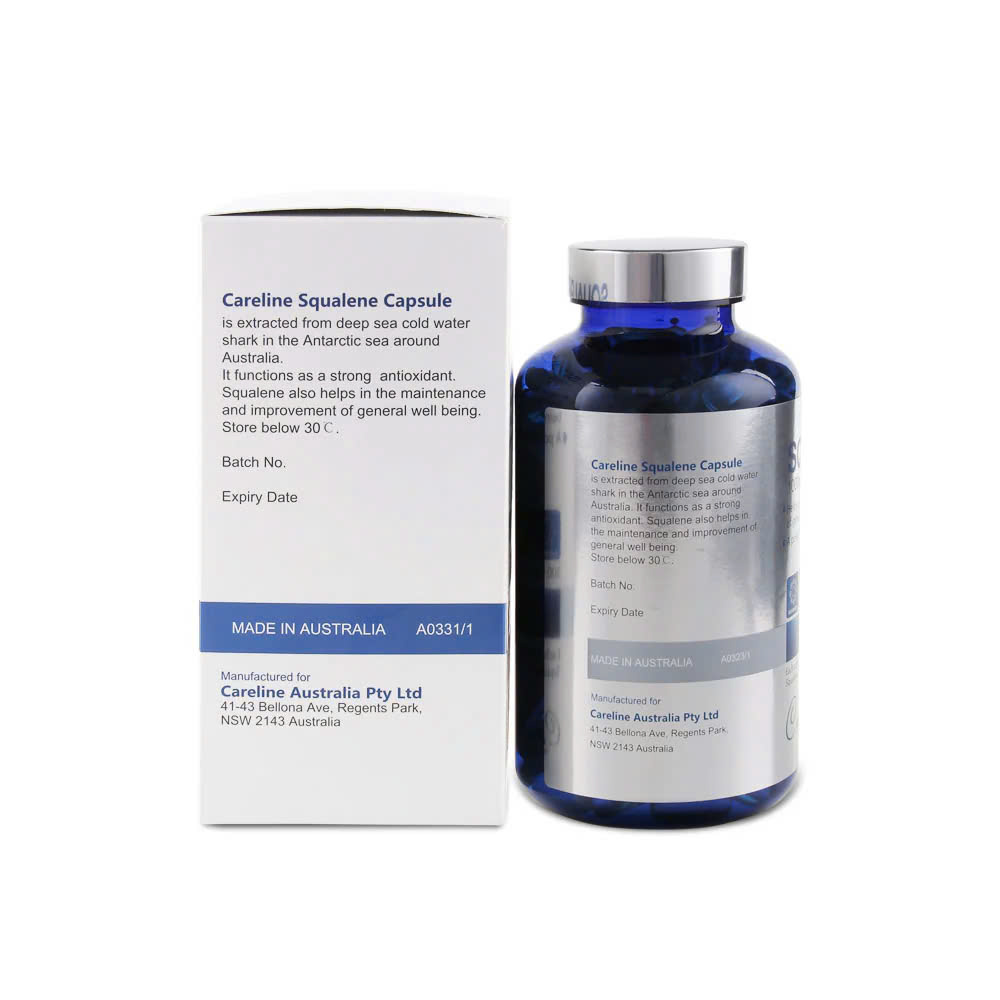 Dầu gan cá mập Úc Careline Blue Summit Squalene 100mg