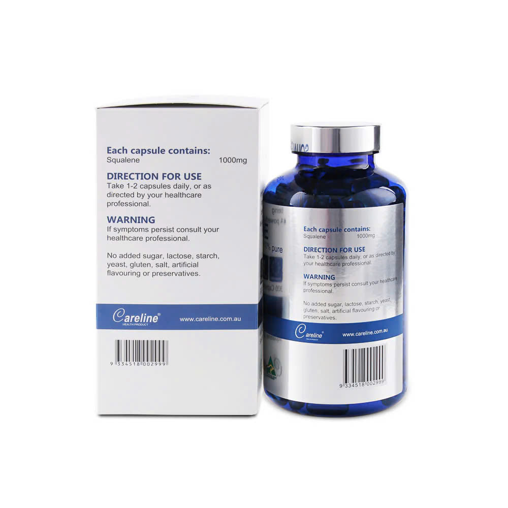 Dầu gan cá mập Úc Careline Blue Summit Squalene 100mg