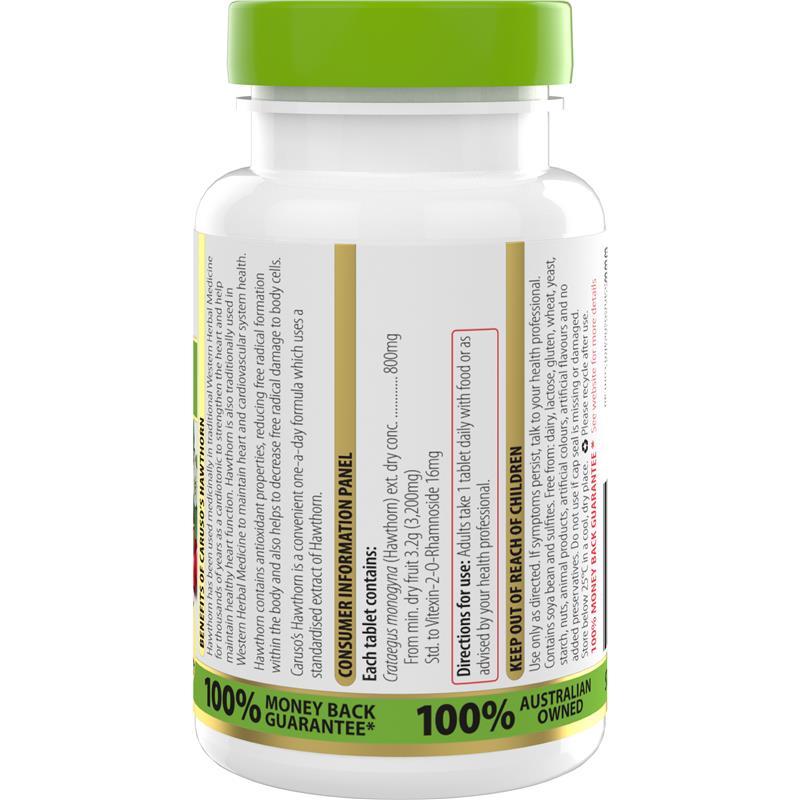 Viên uống bổ tim Caruso's One A Day Hawthorn