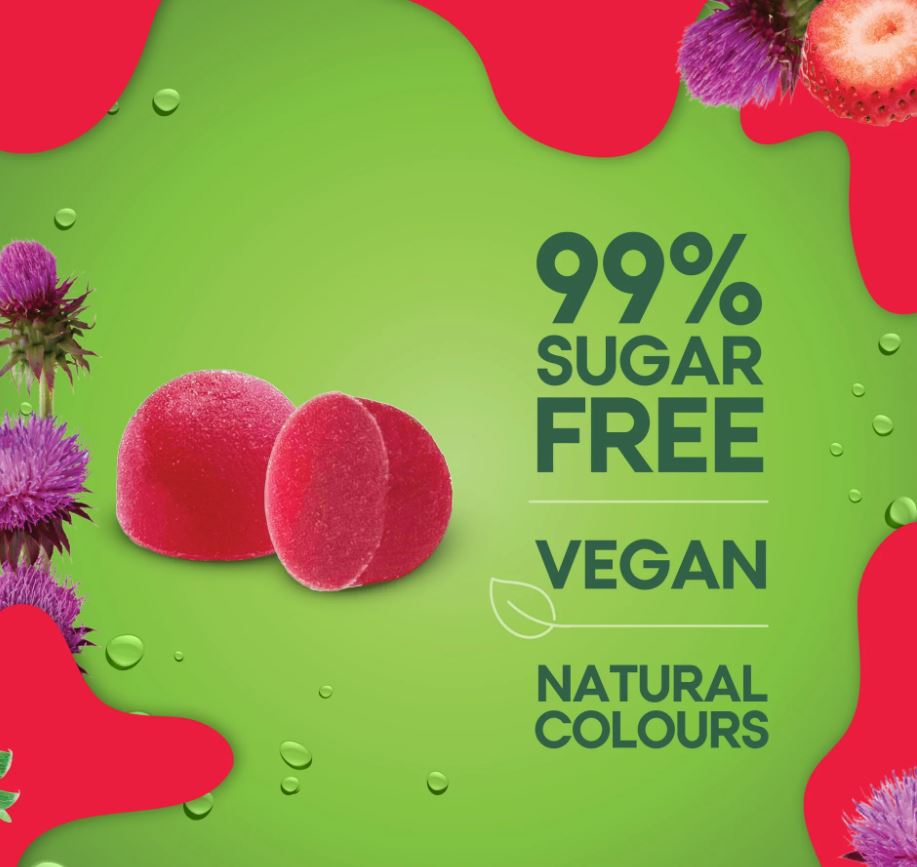Kẹo dẻo Caruso's Gummies Milk Thistle 60 viên