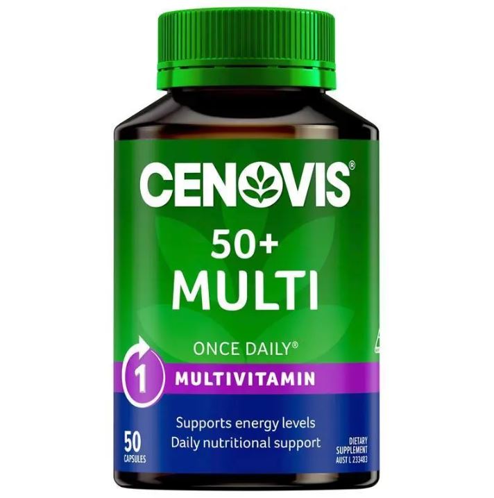 Viên uống Vitamin tổng hợp trên 50 tuổi Cenovis Once Daily 50+ Multi