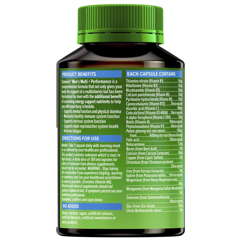 Vitamin tổng hợp Cenovis Once Daily Men's Multi + Performance