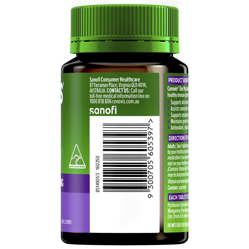 Viên uống bổ sung kẽm Cenovis Zinc Plus 150 viên