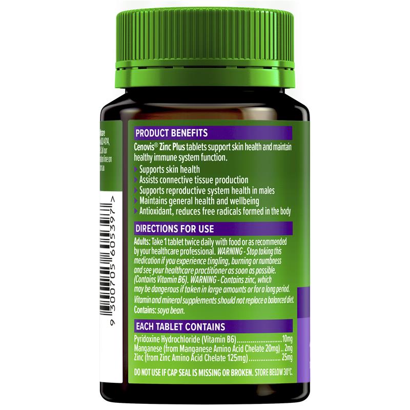 Viên uống bổ sung kẽm Cenovis Zinc Plus 150 viên
