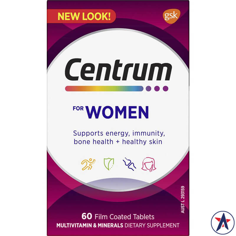Centrum Multivitamin For Women cho nữ dưới 50 tuổi của Úc 60 viên | Thương hiệu Úc