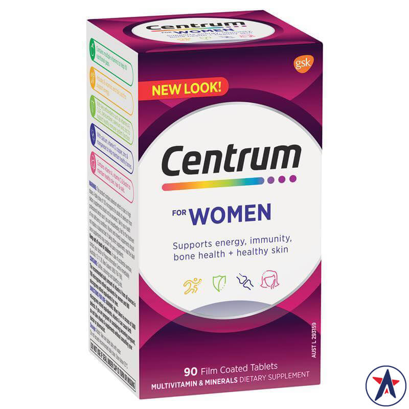 Centrum Vitamins For Women cho nữ dưới 50 tuổi của Úc 90 viên | Sản phẩm Úc