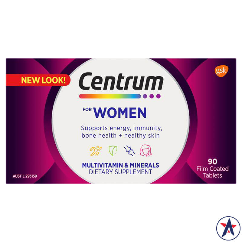 Centrum Vitamins For Women cho nữ dưới 50 tuổi của Úc 90 viên | Sản phẩm chất lượng Úc