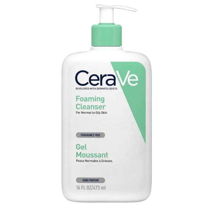 Sữa rửa mặt Cerave Foaming Cleanser cho da dầu & da thường