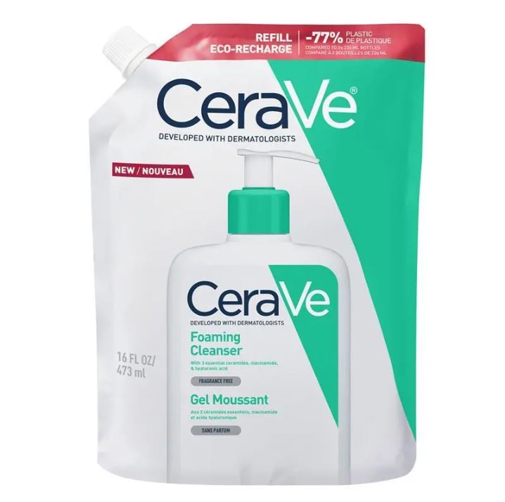 Sữa rửa mặt Cerave Foaming Cleanser cho da dầu & da thường
