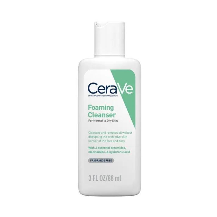 Sữa rửa mặt Cerave Foaming Cleanser cho da dầu & da thường