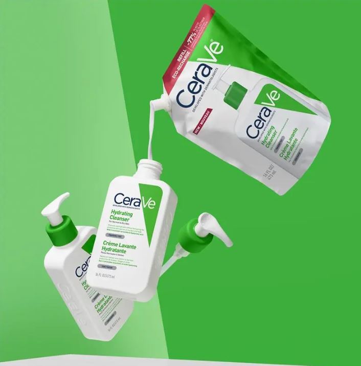 Sữa rửa mặt CeraVe Hydrating Cleanser cho da khô & da thường