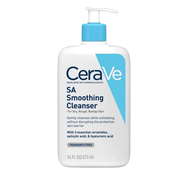 Sữa rửa mặt CeraVe cho da khô SA Smoothing Cleanser