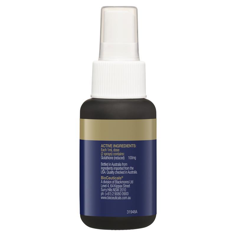 Chai xịt bổ sung chất chống oxy hóa BioCeuticals Liposomal Glutathione 50ml