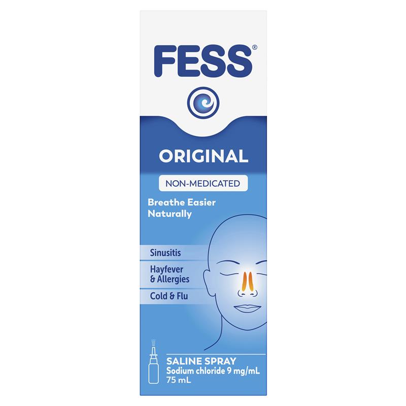 Chai xịt mũi Fess Original Nasal Spray của Úc 75ml | Sản phẩm Úc chính hãng