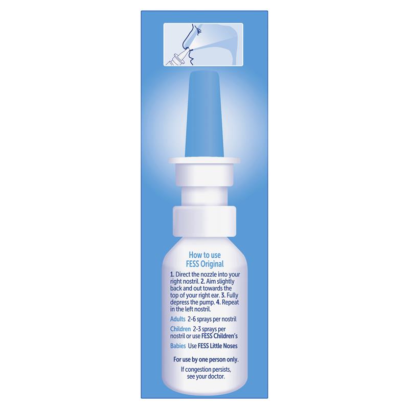 Chai xịt mũi Fess Original Nasal Spray của Úc 75ml | Hàng xách tay Úc chính hãng