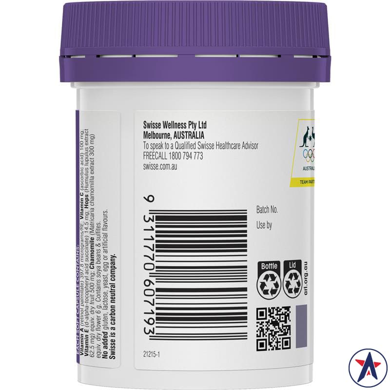 Chăm sóc da khi ngủ Swisse Beauty Retinol + Beauty Booster 30 viên