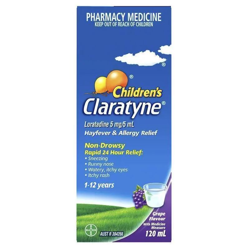 Siro trị dị ứng Children's Claratyne Hayfever & Allergy Relief