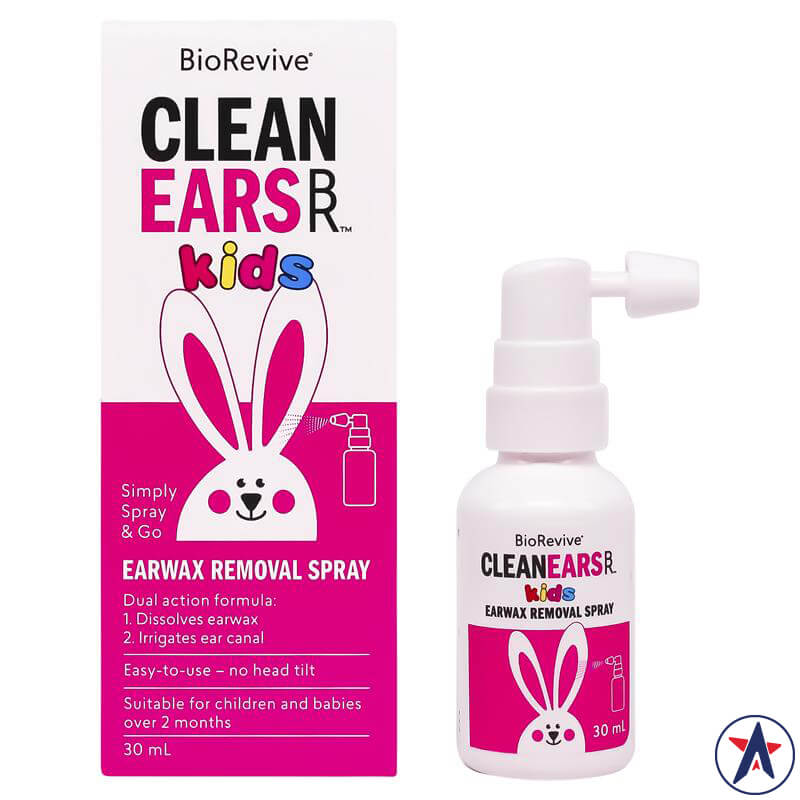 Clean Ears Kids Ear Wax Removal Spray vệ sinh tai cho trẻ 30ml