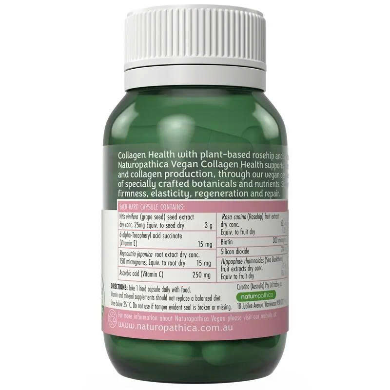 Viên uống đẹp da Naturopathica Vegan Collagen thuần chay