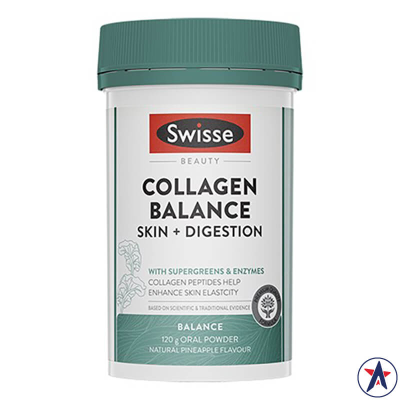 Collagen dạng bột Swisse Beauty Collagen Balance Powder 120g | Australia Mart - Ausmart.vn