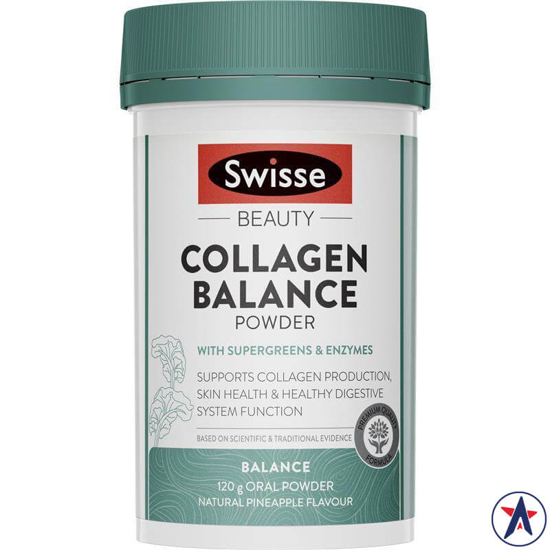 Collagen dạng bột Swisse Beauty Collagen Balance Powder 120g | Sản phẩm Úc chất lượng