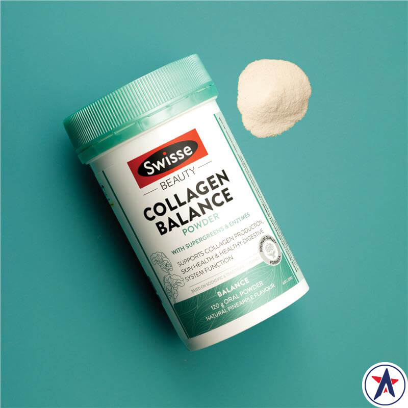 Collagen dạng bột Swisse Beauty Collagen Balance Powder 120g | Thương hiệu Úc chính hãng