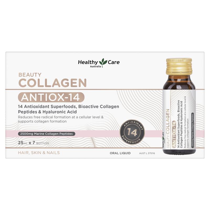 Collagen nước Healthy Care Beauty Collagen Antiox 25ml x 7 chai